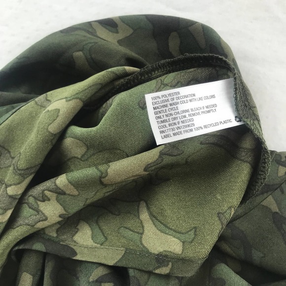 NWOT Wild Fable Camouflage Midi Slip Dress XS - Picture 9 of 9